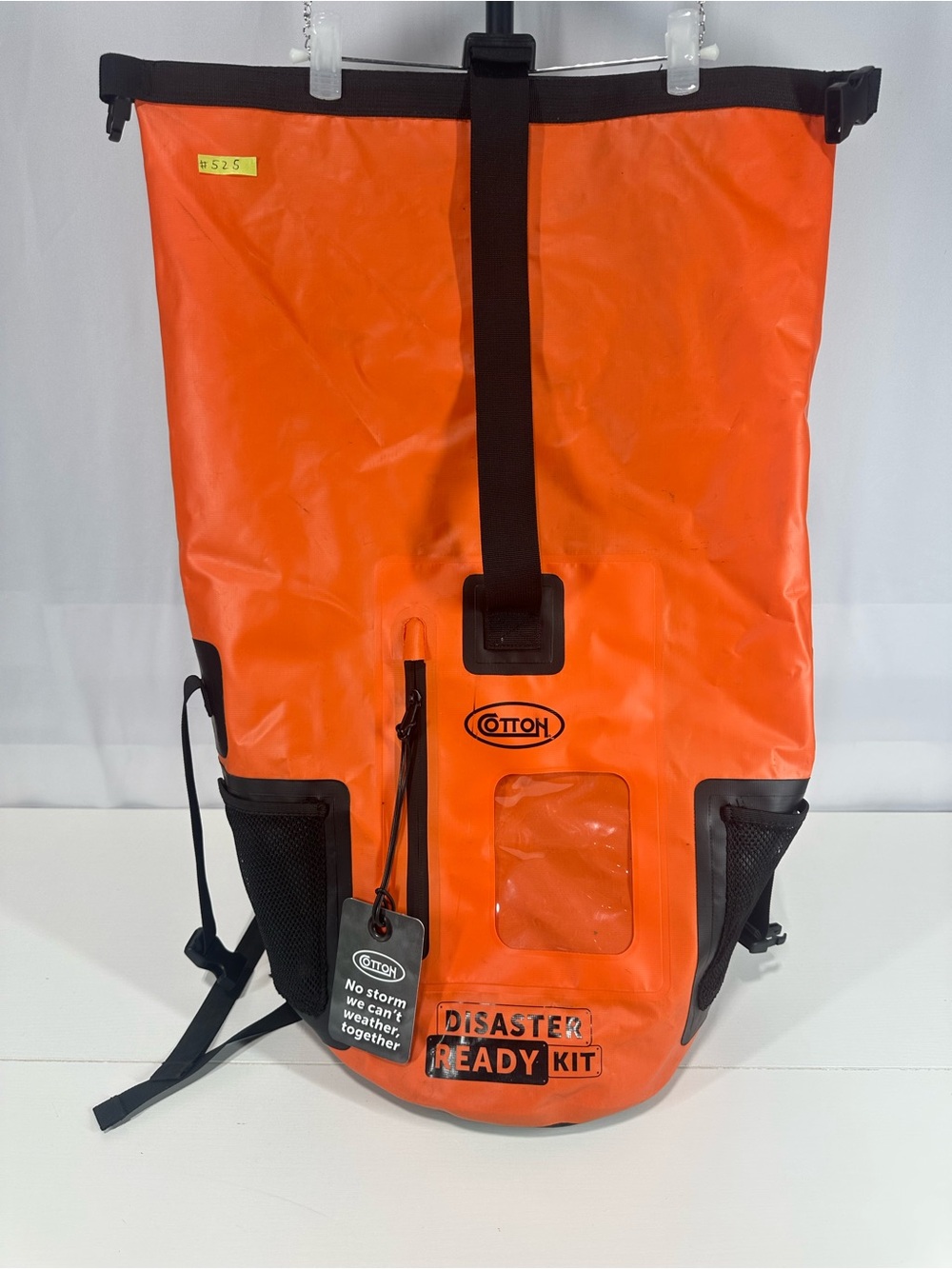 #525 Cotton Disaster Ready Kit Orange Bag Only Empty